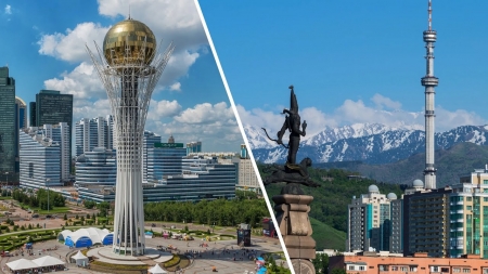 Divas Kazahstānas galvaspilsētas — Astana un Almati!