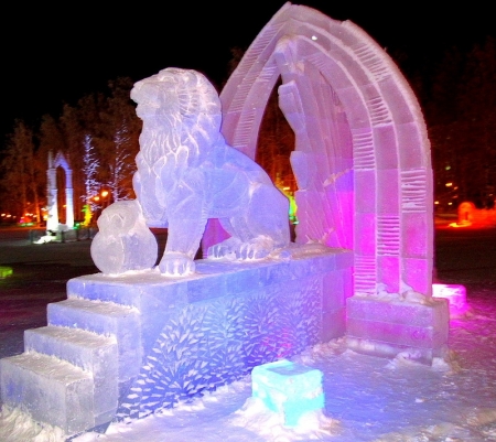 Uz Jelgavas ledus skulptūru festivālu!